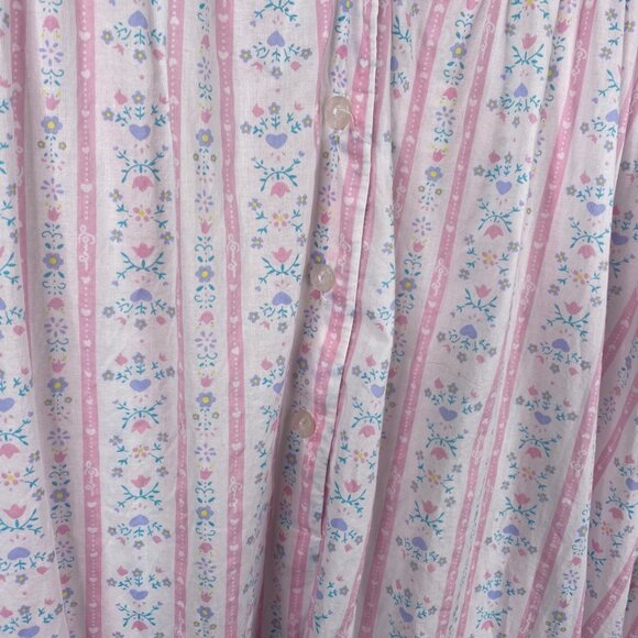 Lanz of Salzburg Nightgown Long Women's Pink Sz 2X Lawn Cottage Core Prarie - Picture 6 of 10